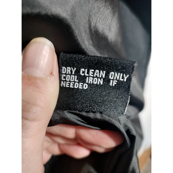 Kristen Blake long black trench coat LG-XL - Picture 7 of 7